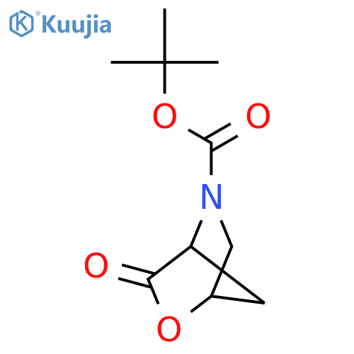 (1R,4R)-tert-Butyl 3-oxo-2-oxa-5-azabicyclo[2.2.1]heptane-5-carboxylate structure