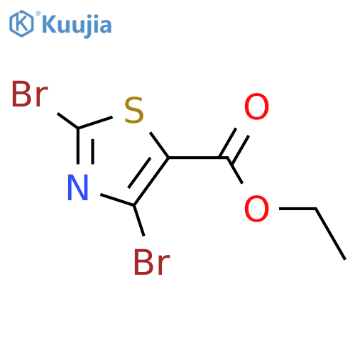 Ethyl 2,4-dibromothiazole-5-carboxylate structure