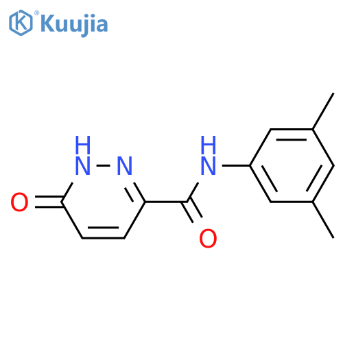 N-(3,5-dimethylphenyl)-6-oxo-1,6-dihydropyridazine-3-carboxamide structure