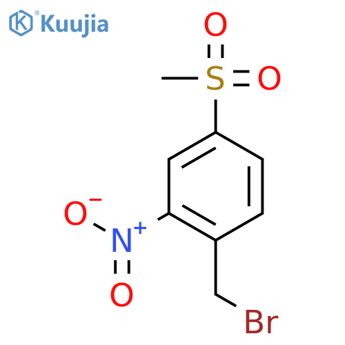 1-(Bromomethyl)-4-(Methylsulfonyl)-2-Nitrobenzene structure