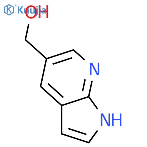 1H-pyrrolo[2,3-b]pyridin-5-ylmethanol structure