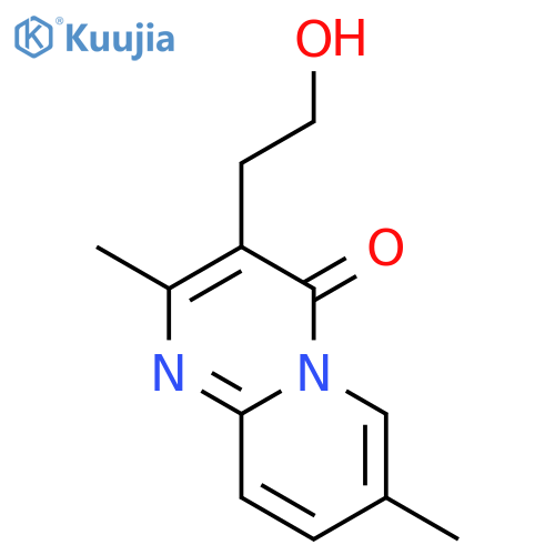 3-(2-hydroxyethyl)-2,7-dimethyl-4h-pyrido[1,2-a]pyrimidin-4-one structure