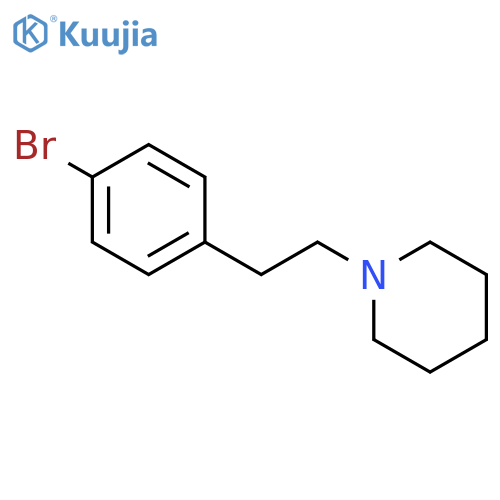4-(2-Piperidinoethyl)-1-bromobenzene structure