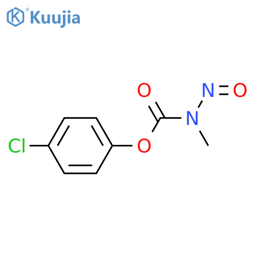 Carbamic acid,methylnitroso-, 4-chlorophenyl ester (9CI) structure