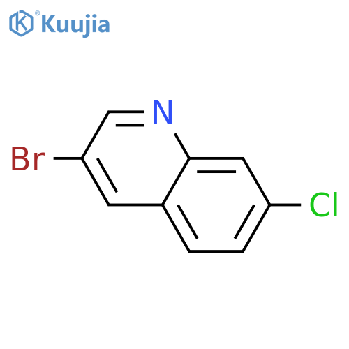 3-Bromo-7-chloroquinoline structure