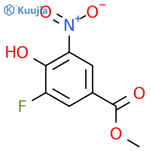 methyl 3-fluoro-4-hydroxy-5-nitrobenzoate structure