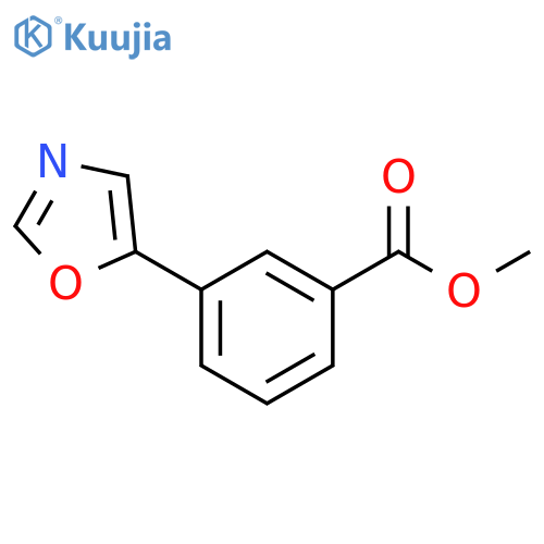 Methyl 3-(1,3-oxazol-5-yl)benzoate structure