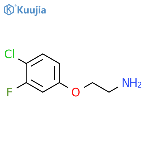 2-(4-chloro-3-fluorophenoxy)ethan-1-amine structure