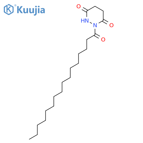 3,6-PYRIDAZINEDIONE, TETRAHYDRO-1-(1-OXOHEXADECYL)- structure