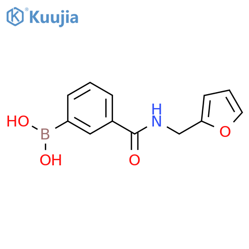 3-(Furfurylaminocarbonyl)phenylboronic acid structure