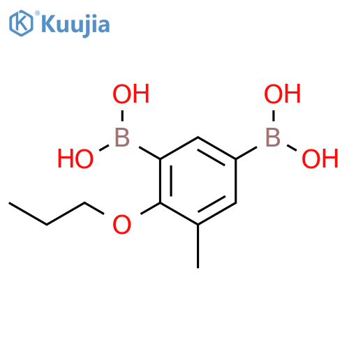 5-Methyl-4-propoxy-1,3-phenylenediboronic Acid structure