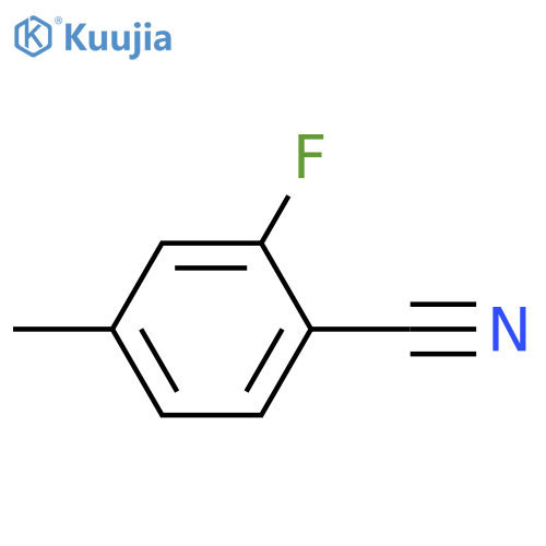 2-Fluoro-4-methylbenzonitrile structure