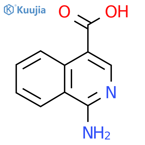1-Aminoisoquinoline-4-carboxylic acid structure