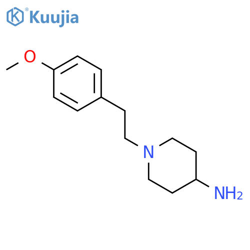 4-Amino-1-2-(4-methoxyphenyl)ethylpiperidine structure