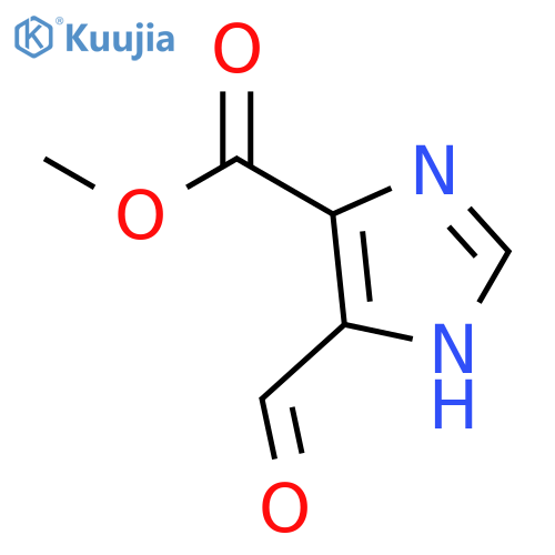 methyl 4-formyl-1H-imidazole-5-carboxylate structure