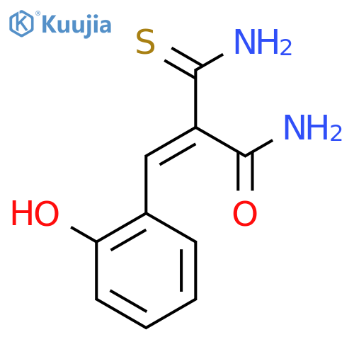 2-Carbamothioyl-3-(2-hydroxyphenyl)prop-2-enamide structure