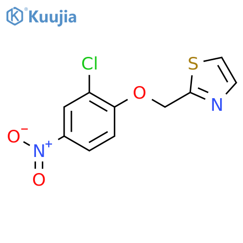 2-((2-Chloro-4-nitrophenoxy)methyl)thiazole structure