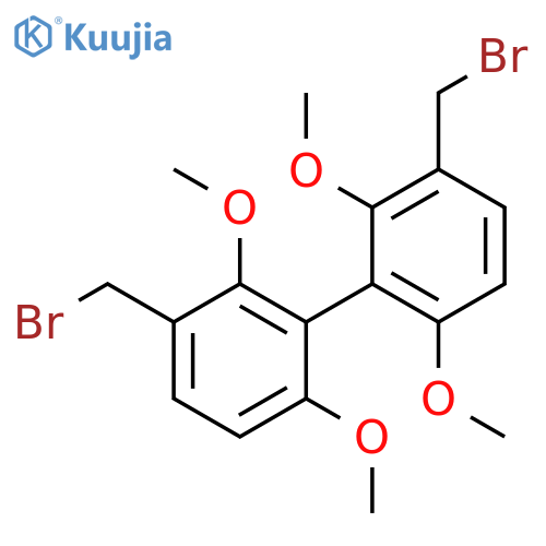 1,1'-BIPHENYL, 3,3'-BIS(BROMOMETHYL)-2,2',6,6'-TETRAMETHOXY- structure