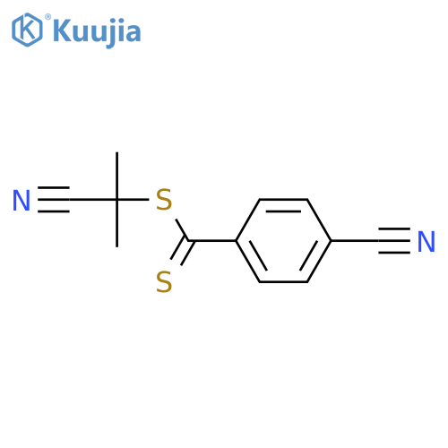2-Cyano-2-propyl 4-cyanobenzodithioate structure
