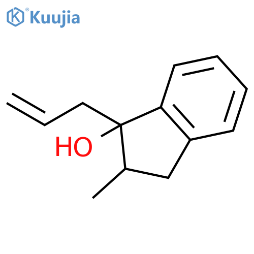 1H-INDEN-1-OL, 2,3-DIHYDRO-2-METHYL-1-(2-PROPENYL)- structure