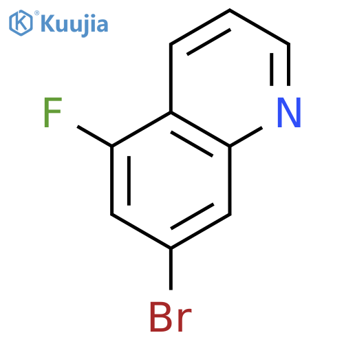 7-Bromo-5-fluoroquinoline structure