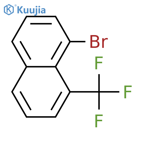 1-bromo-8-(trifluoromethyl)naphthalene structure