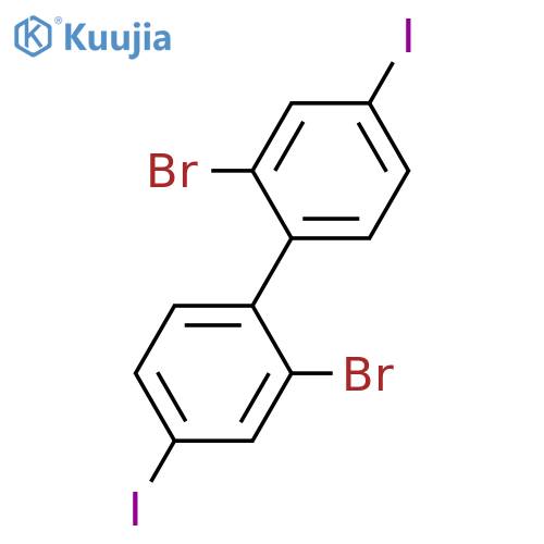 2,2'-Dibromo-4,4'-diiodo-1,1'-biphenyl structure