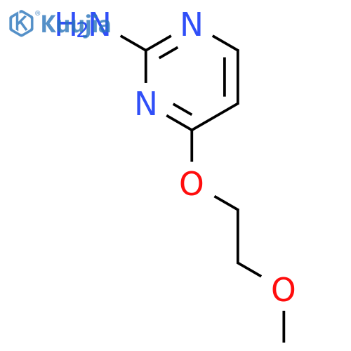 4-(2-methoxyethoxy)pyrimidin-2-amine structure