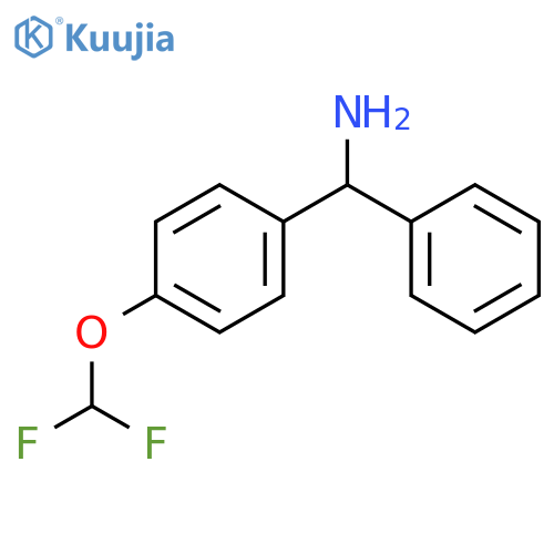 4-(Difluoromethoxy)phenyl(phenyl)methanamine structure