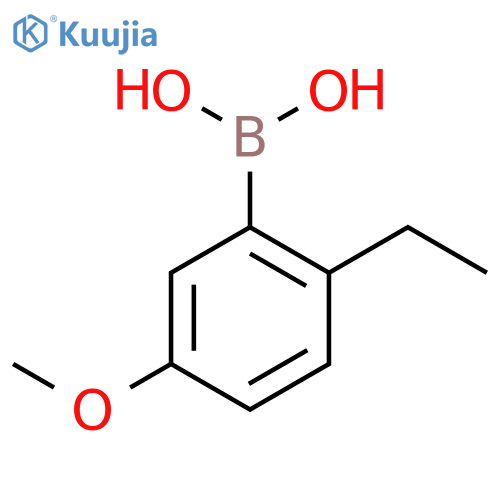 2-Ethyl-5-methoxyphenylboronic acid structure