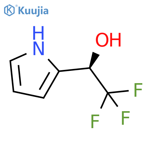 (1R)-2,2,2-trifluoro-1-(1H-pyrrol-2-yl)ethan-1-ol structure