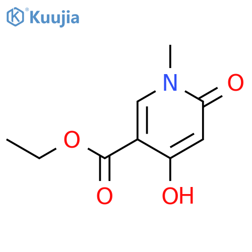 ethyl 4-hydroxy-1-methyl-6-oxo-pyridine-3-carboxylate structure