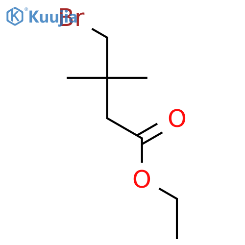 4-bromo-3,3-dimethyl-butyric acid ethyl ester structure