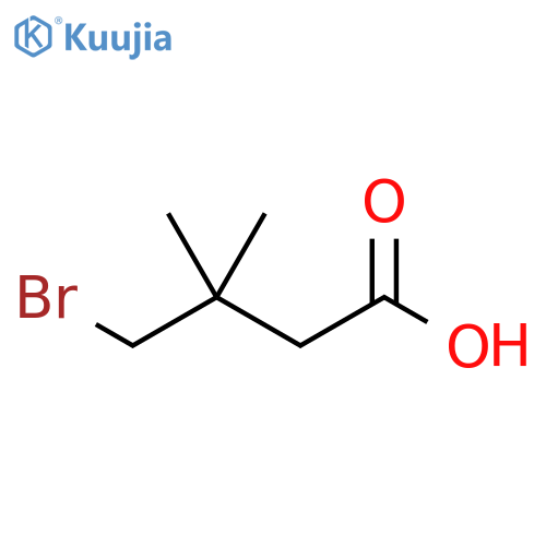 4-bromo-3,3-dimethylbutanoic acid structure