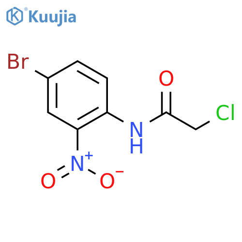 N-(4-Bromo-2-nitrophenyl)-2-chloroacetamide structure