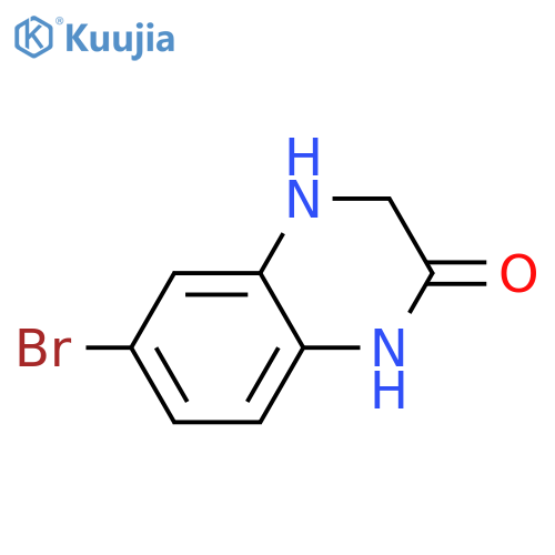 6-bromo-3,4-dihydro-1H-quinoxalin-2-one structure