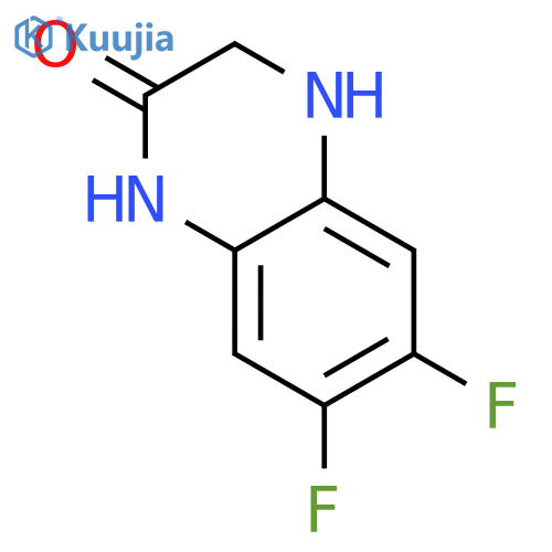 6,7-difluoro-1,2,3,4-tetrahydroquinoxalin-2-one structure