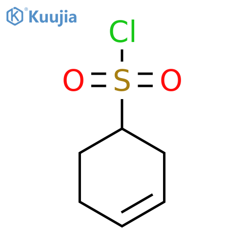 cyclohex-3-ene-1-sulfonyl chloride structure