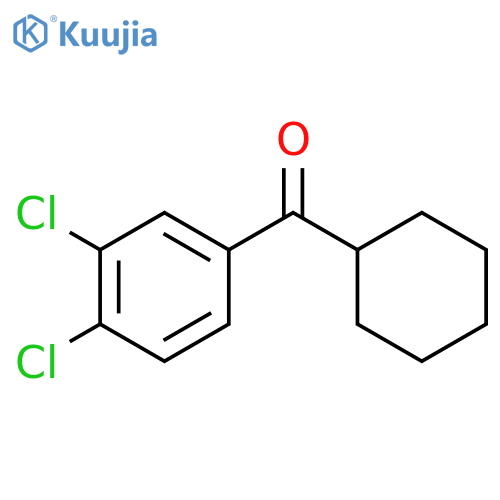 Cyclohexyl 3,4-dichlorophenyl ketone structure