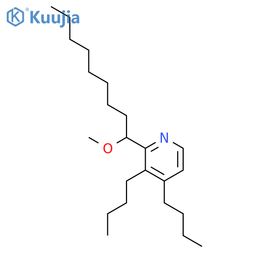PYRIDINE, 3,4-DIBUTYL-2-(1-METHOXYNONYL)- structure