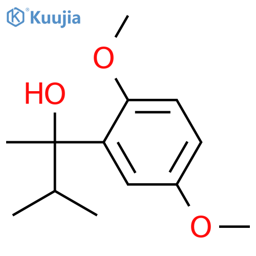 2-(2,5-dimethoxyphenyl)-3-methylbutan-2-ol structure