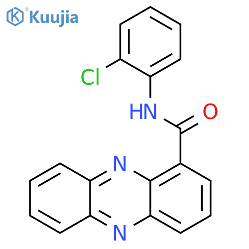 N-(2-chlorophenyl)phenazine-1-carboxamide structure