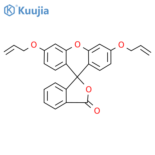 3',6'-bis(2-propen-1-yloxy)-spiro[isobenzofuran-1(3H),9'-[9H]xanthen]-3-one structure