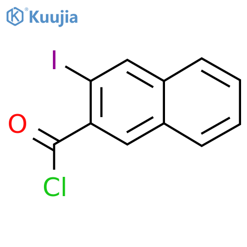 3-Iodo-2-naphthoyl chloride structure