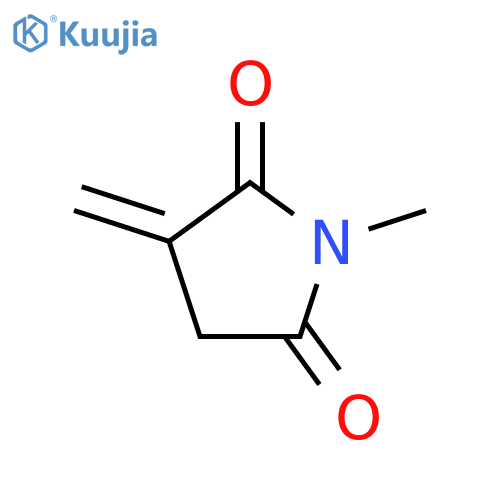 2,5-Pyrrolidinedione, 1-methyl-3-methylene- structure