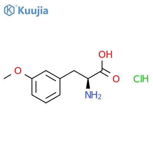 2-amino-3-(3-methoxyphenyl)propanoic acid hydrochloride structure