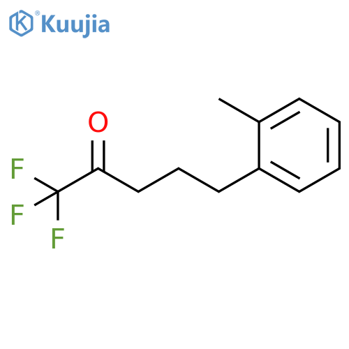 2-Pentanone, 1,1,1-trifluoro-5-(2-methylphenyl)- structure