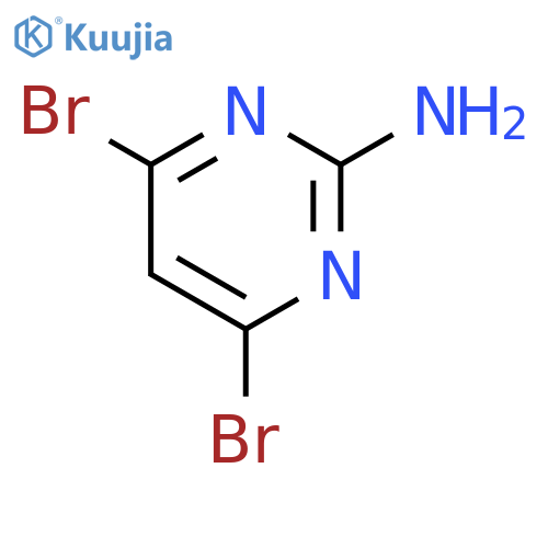 4,6-dibromopyrimidin-2-amine structure