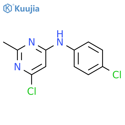 6-CHLORO-N-(4-CHLOROPHENYL)-2-METHYLPYRIMIDIN-4-AMINE structure