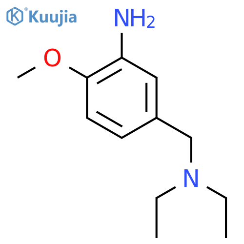 5-((Diethylamino)methyl)-2-methoxyaniline structure